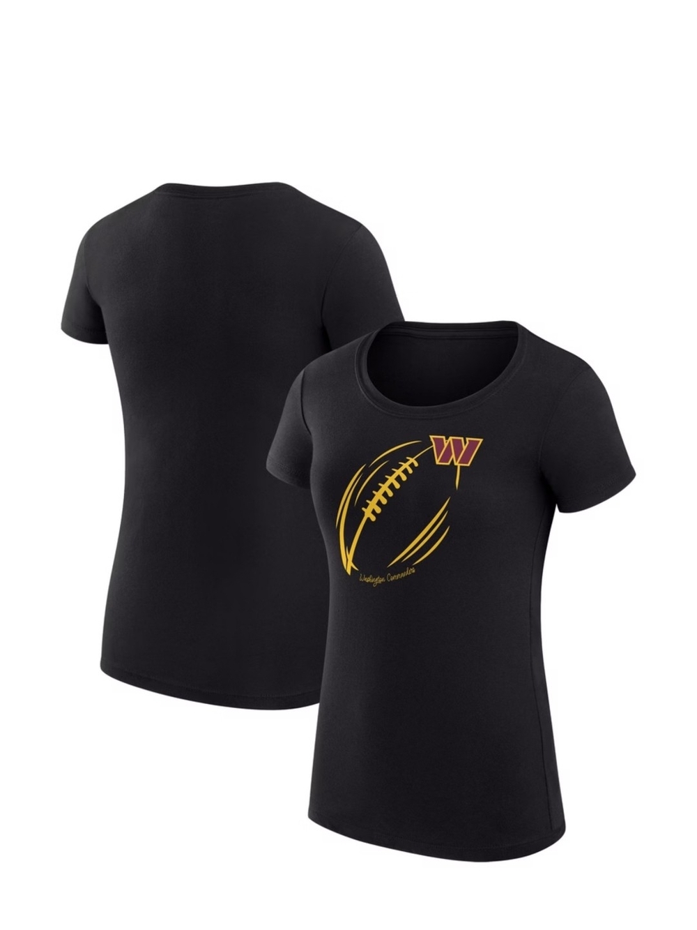 Washington Commanders G-III 4Her By Carl Banks Super Slim Fit Football T-Shirt